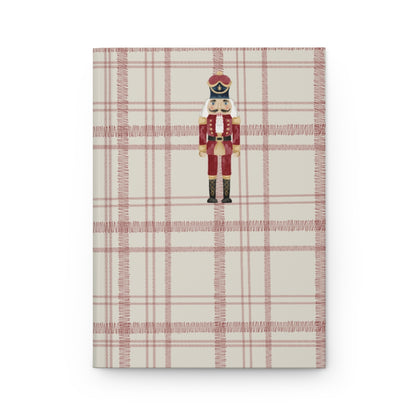 Red Plaid Nutcracker Theme Cover for Your Diaries