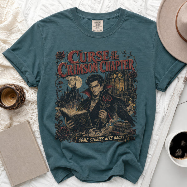 Vampire Stories Tee in Blue Spruce
