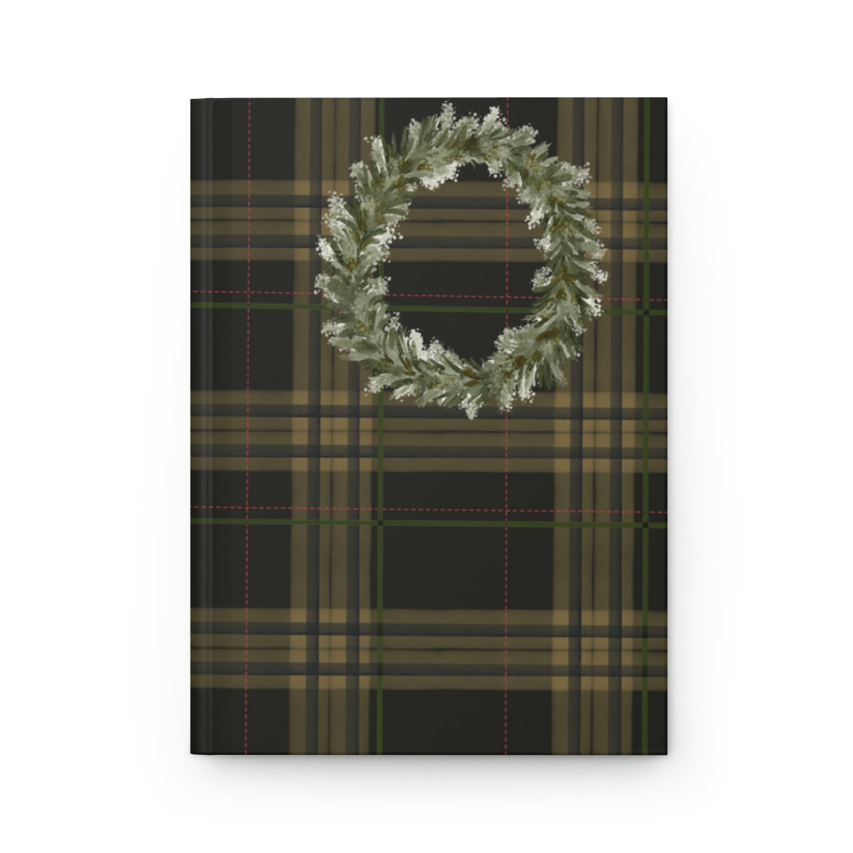 Festive Wreath Design Journal for Holiday Notes