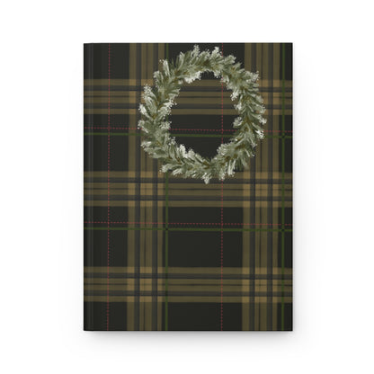 Festive Wreath Design Journal for Holiday Notes