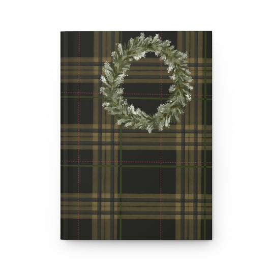Festive Wreath Design Journal for Holiday Notes