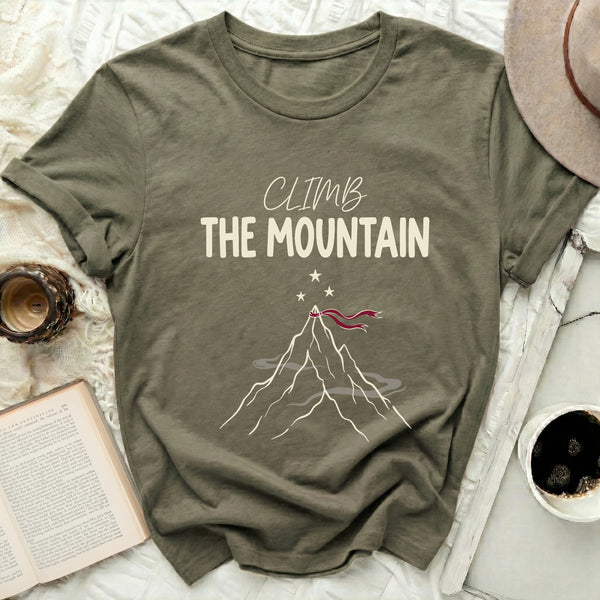 Velaris Ribbon Peak Tee in Military Green