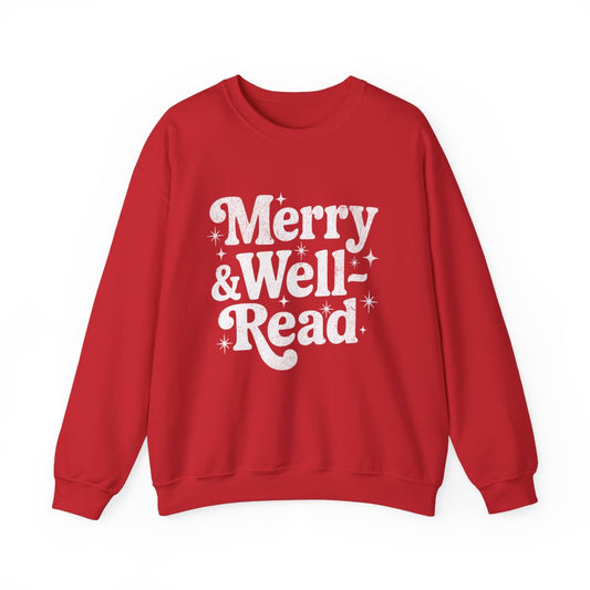 Merry & Well Read Festive Sweatshirt