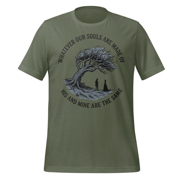 The Twin Souls Moors Tee in Military Green