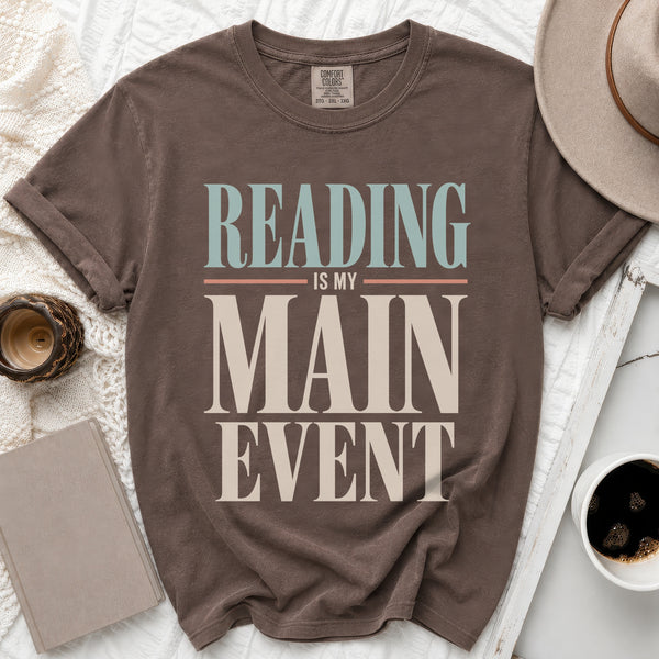 Main Event Reading Tee in Espresso