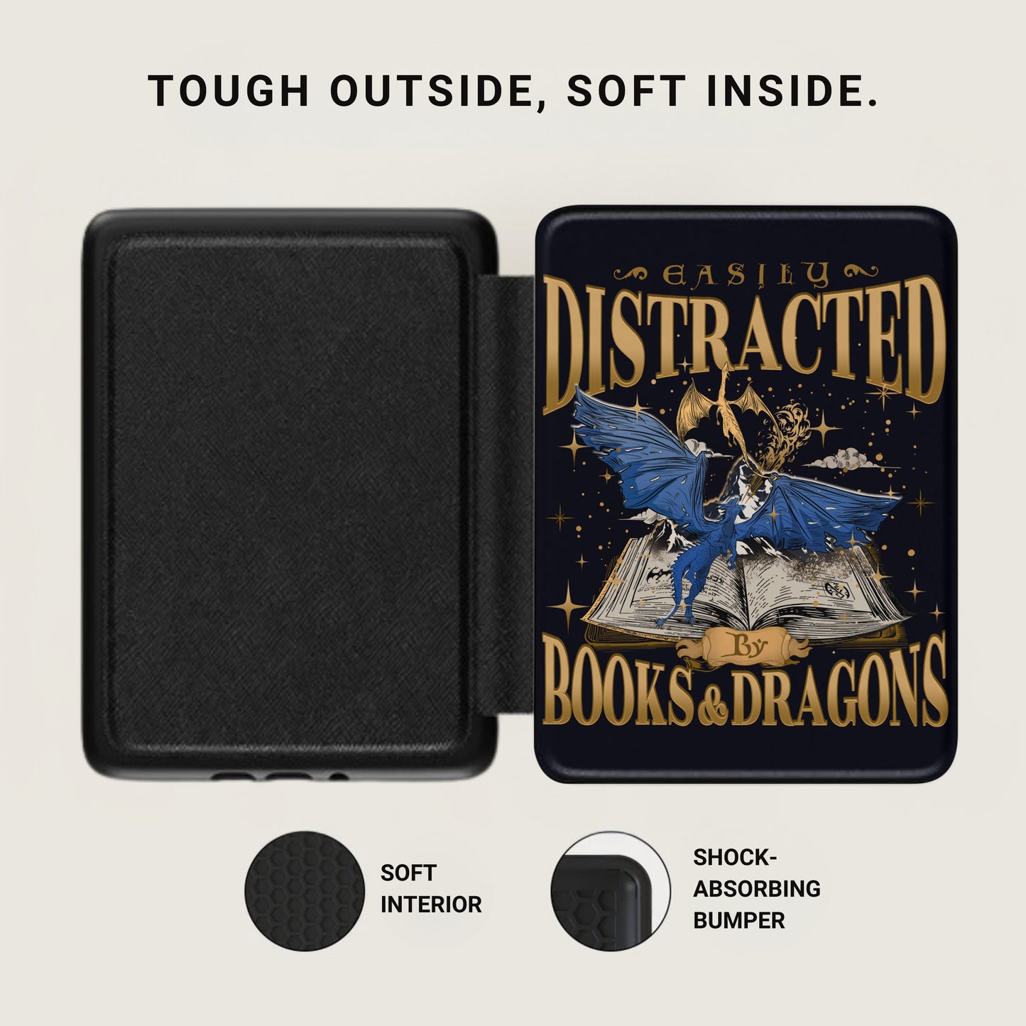 EASILY DISTRACTED By BOOKS & DRAGONS product type
