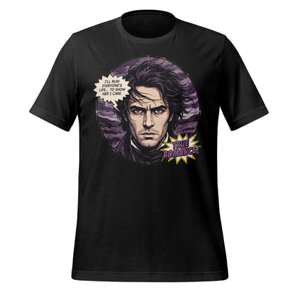 Dark Hero True Romance Graphic Novel Illustration Shirt