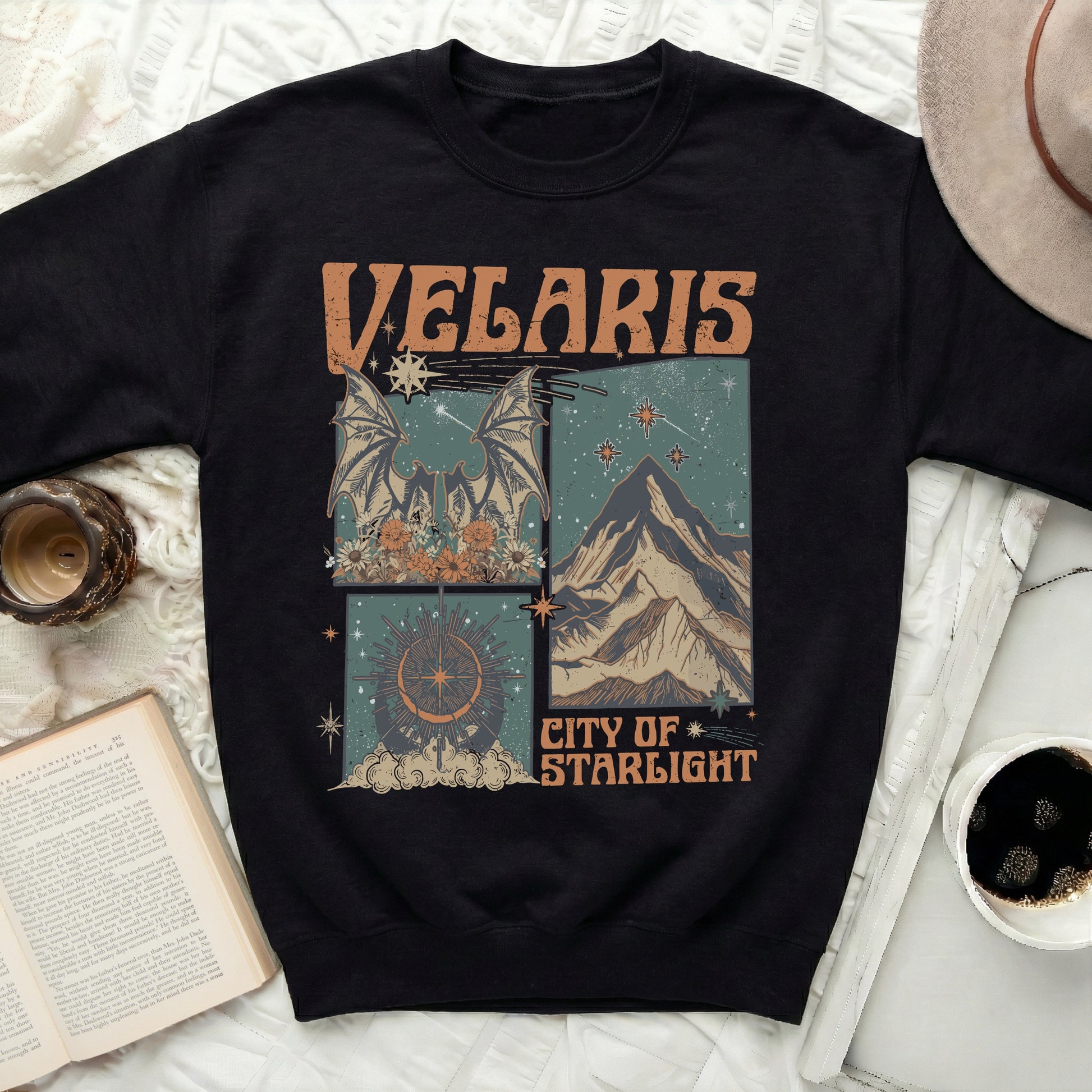 Velaris City of Starlight Graphic Sweatshirt