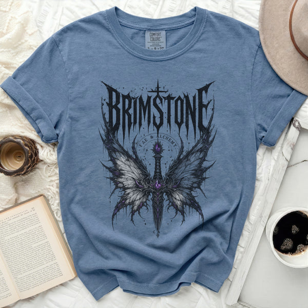 Brimstone Alchemy Blade Tee in Blue Jean