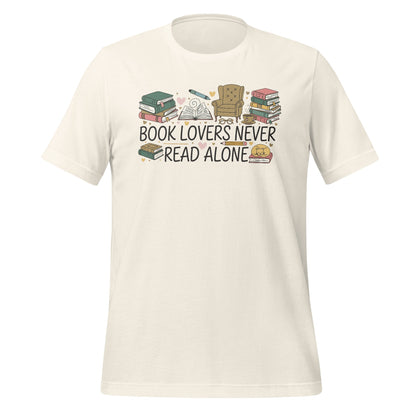 Book Lovers Never Read Alone Graphic Tee