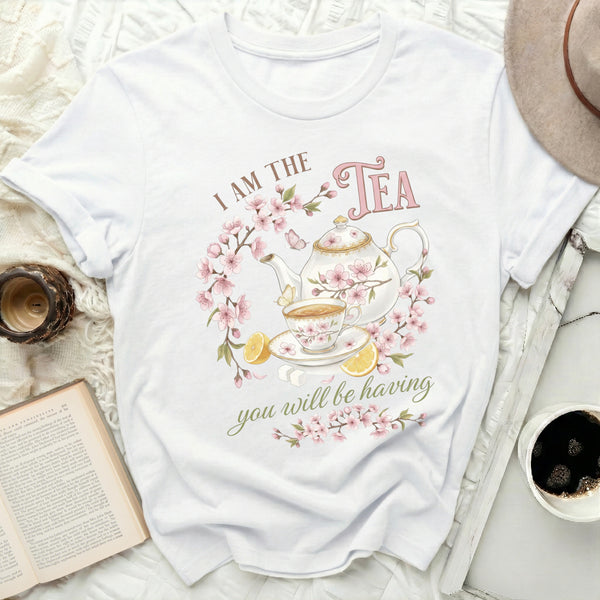 I Am The Tea Tee in White