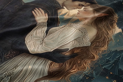 Fantasy Romance Illustrated Art Poster