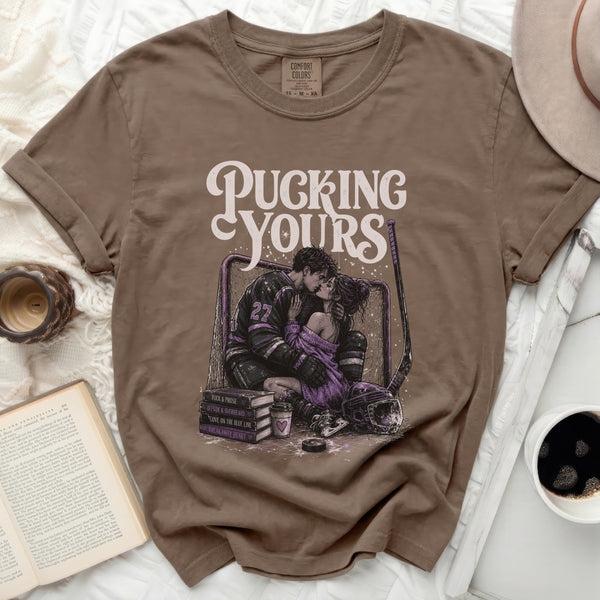 Pucking Yours Tee in Espresso