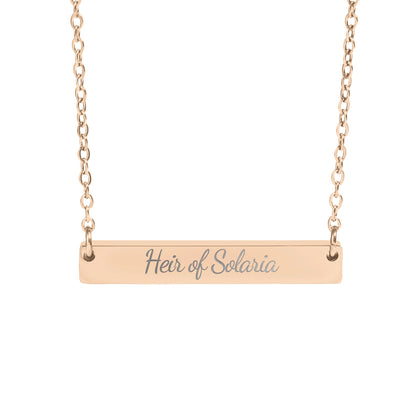 Heir of Solaria Necklace - MagicMerchEmporium