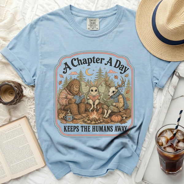 Chapter Day Tee in Chambray