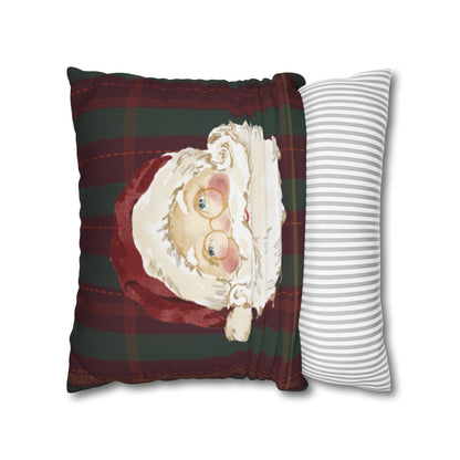Festive Santa Claus Face Cushion for Holiday Decor