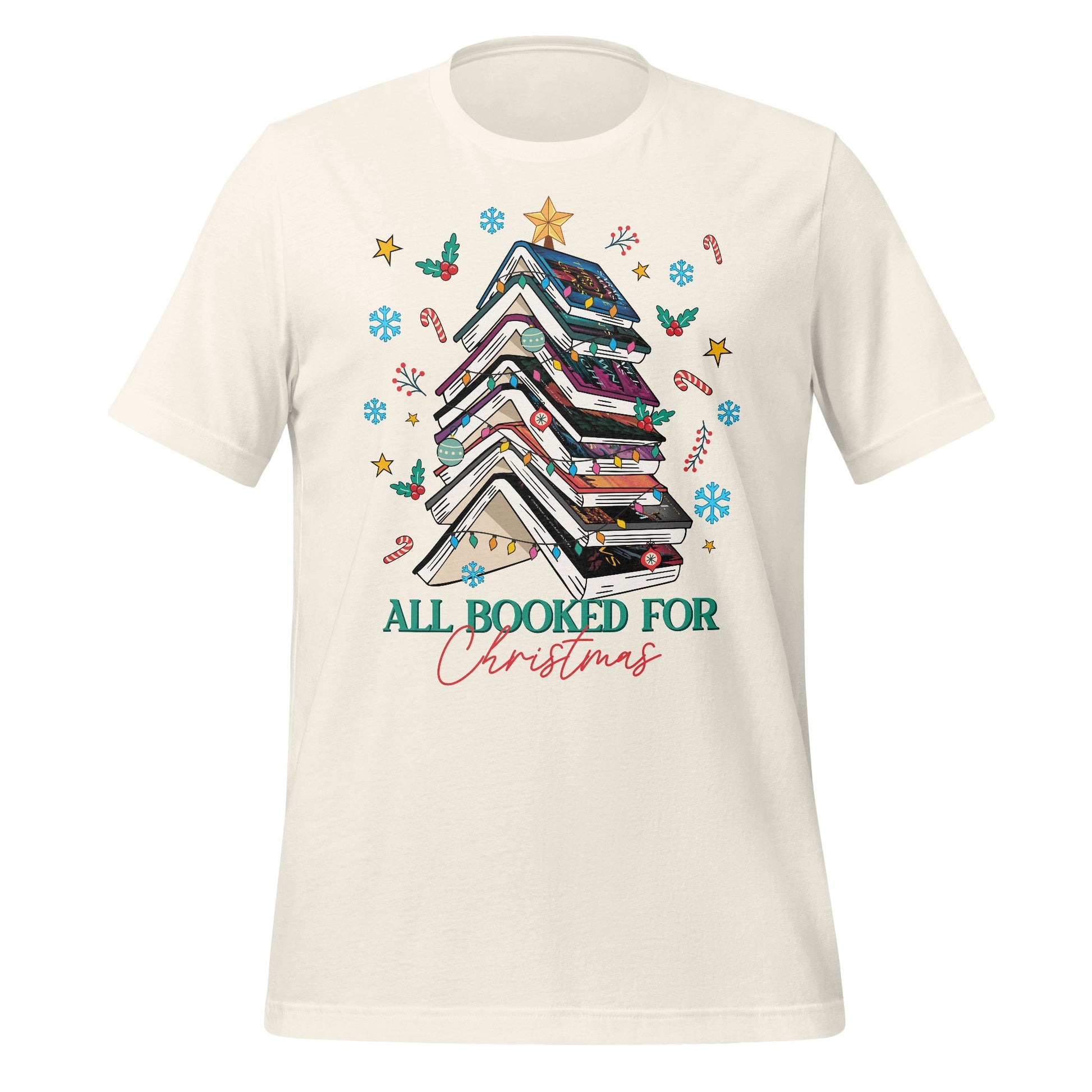 All Booked for Christmas Graphic T-shirt