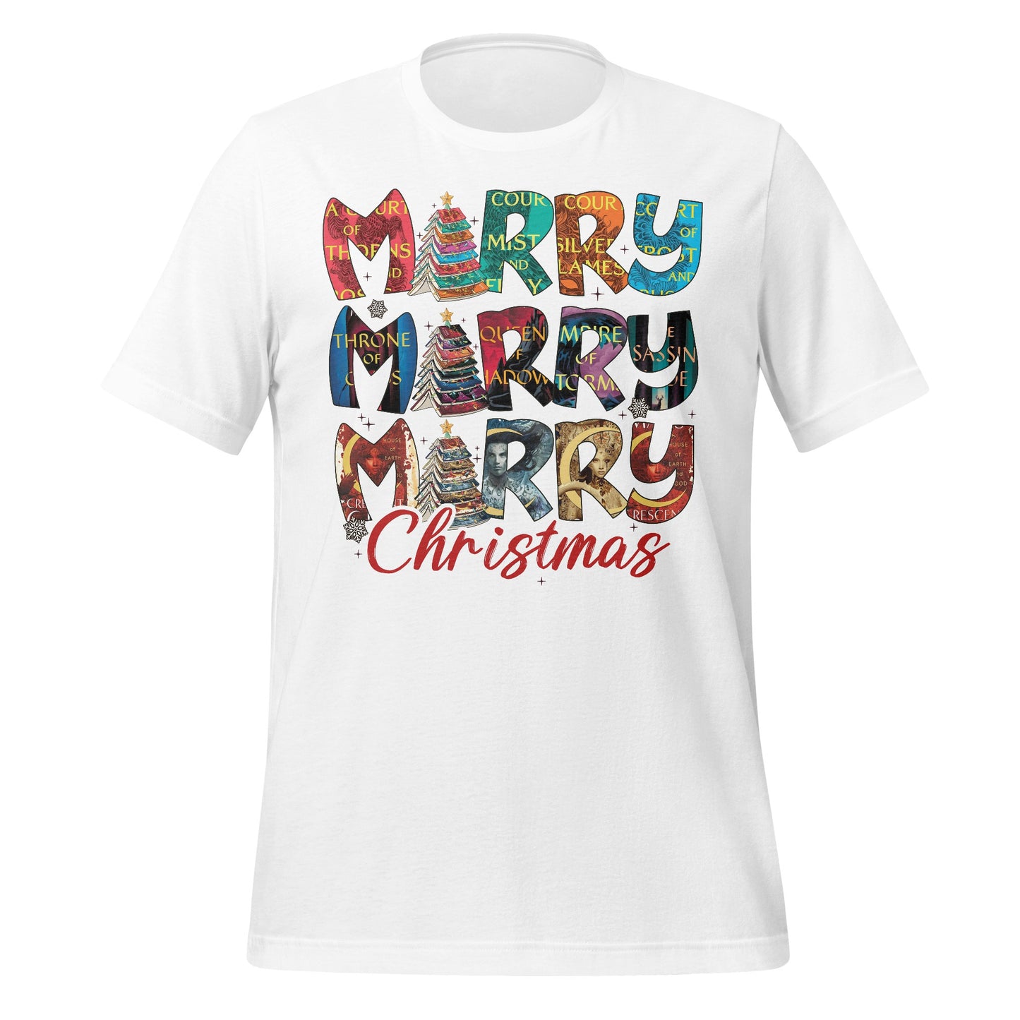 Colorful Merry Merry Merry Christmas Shirt