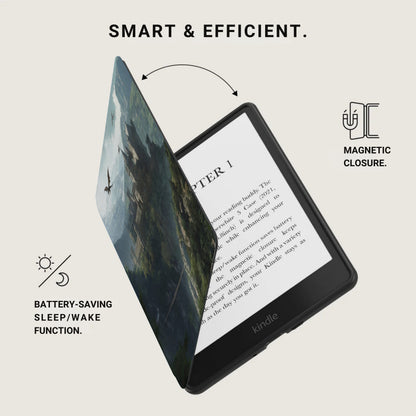 Smart & Efficient Magnetic Closure Sleep Wake Kindle Case product type