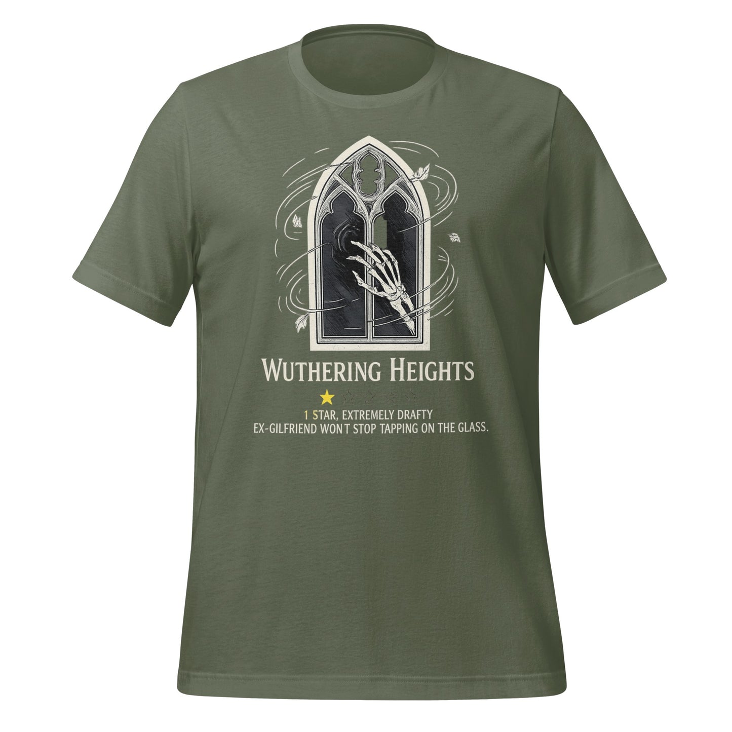 Wuthering Heights Drafty 1 Star Funny T-shirt