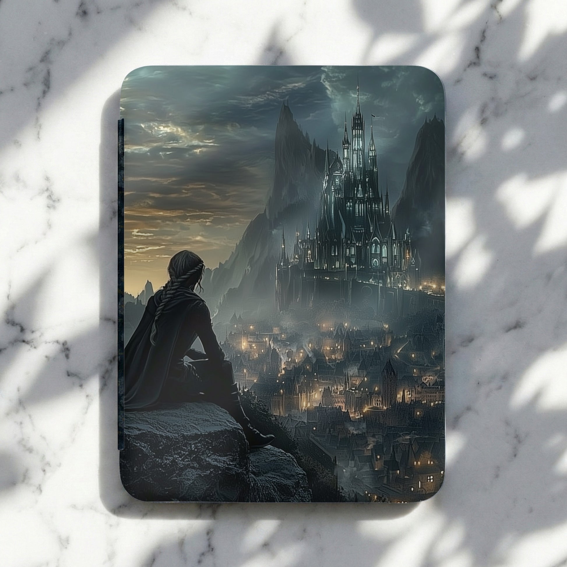 Dark Fantasy Castle Cityscape Majestic View product type