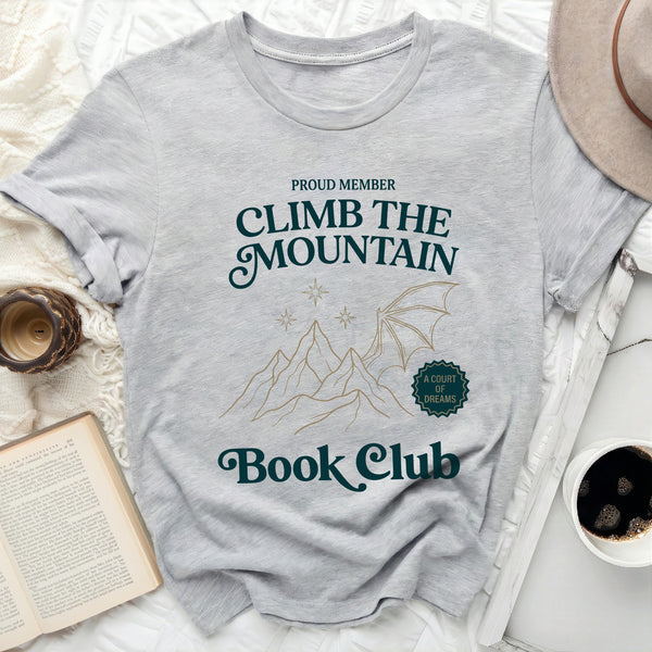 Book Club Mountain Wing Tee in Athletic Heather