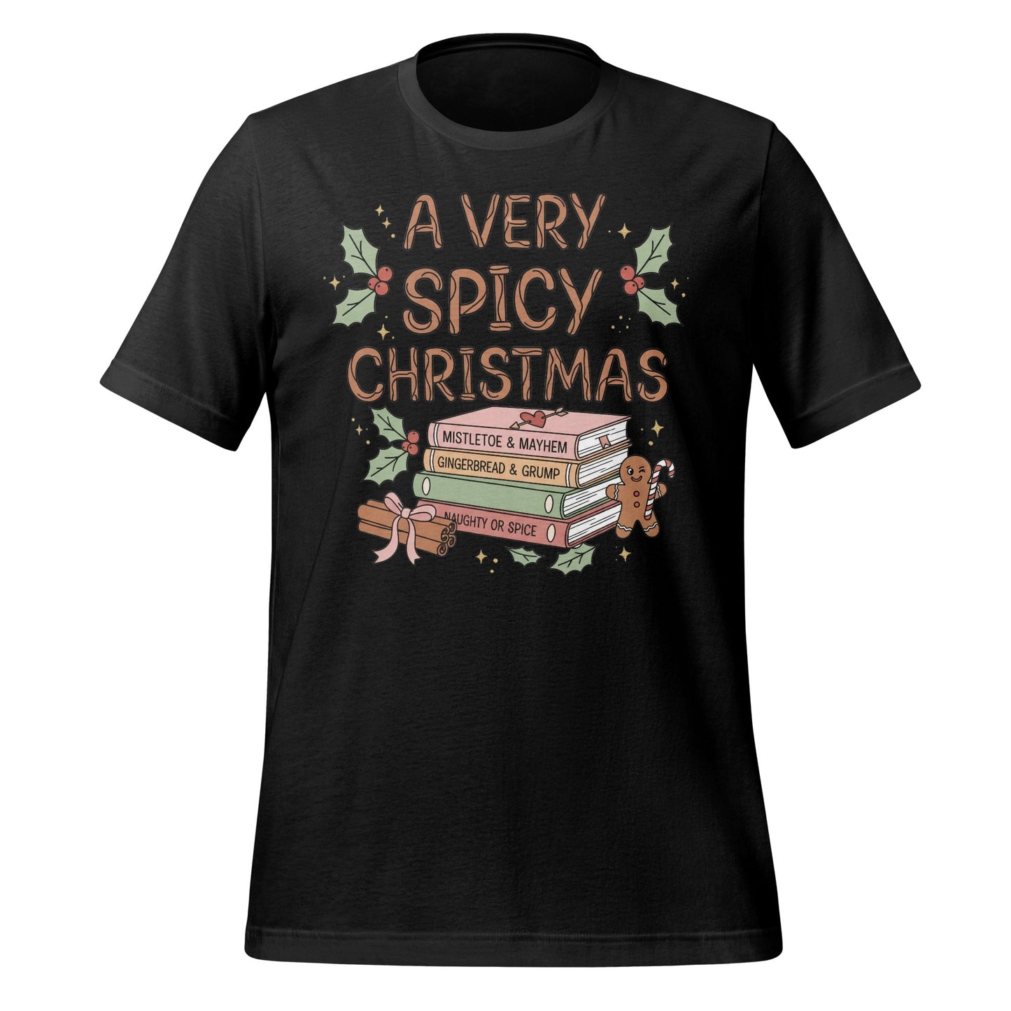A Very Spicy Christmas Festive Graphic Tee Shirt