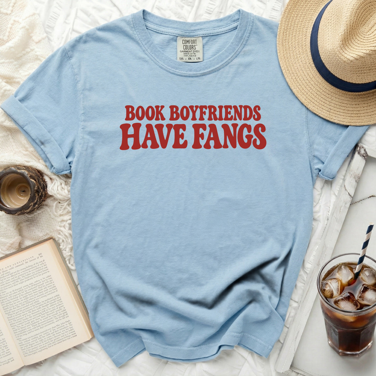 Book Boyfriends Fangs Tee