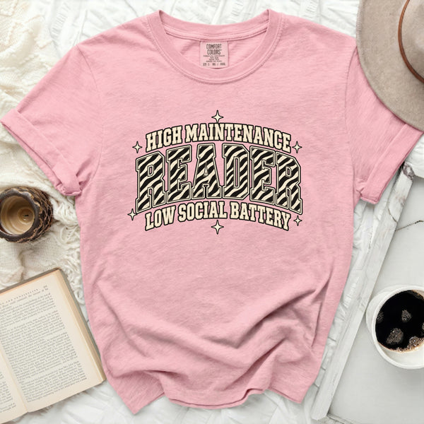 High Maintenance Reader Tee in Blossom