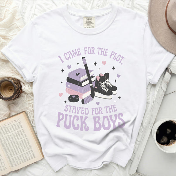 Puck Boys Plot Twist Tee in White