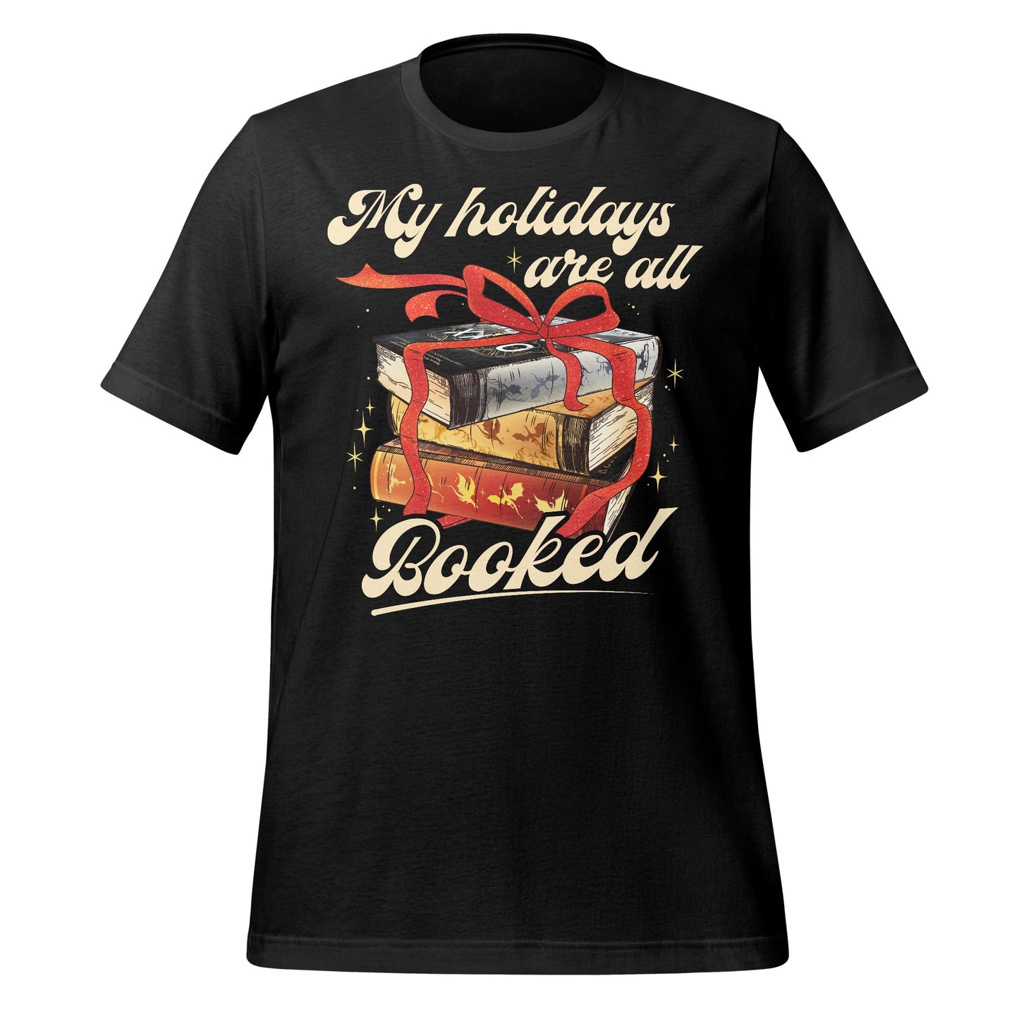 My holidays are all booked printed tee product