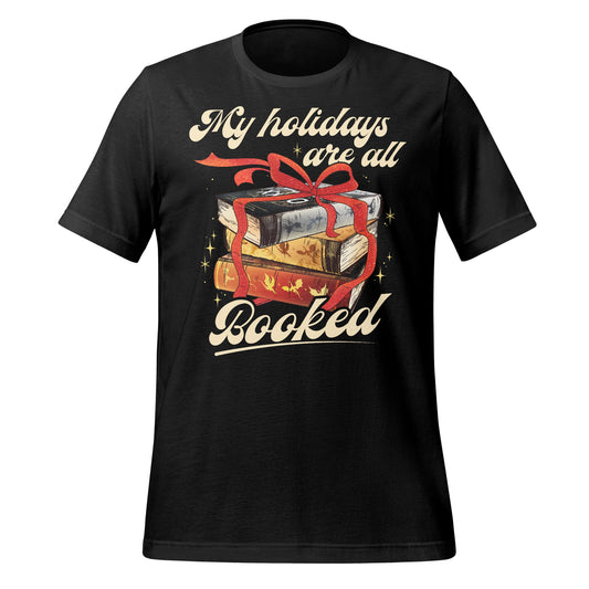 My holidays are all booked printed tee product