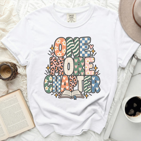 Retro One More Chapter Tee in White