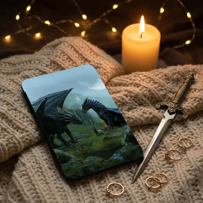 Mystical Dragons Green Mountain Phone Case product type