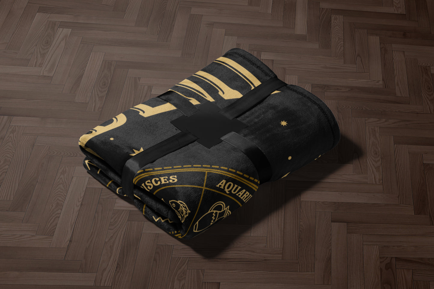 Celestial Zodiac Signs Astrological Design Blanket