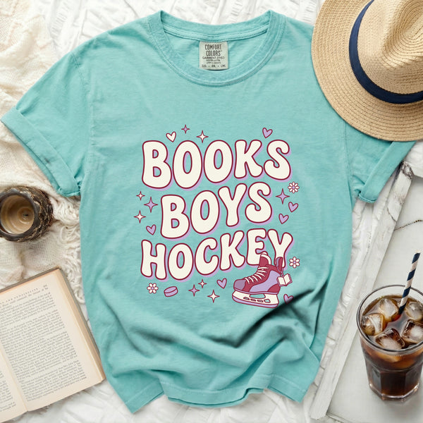 Books Boys Hockey Tee in Island Reef