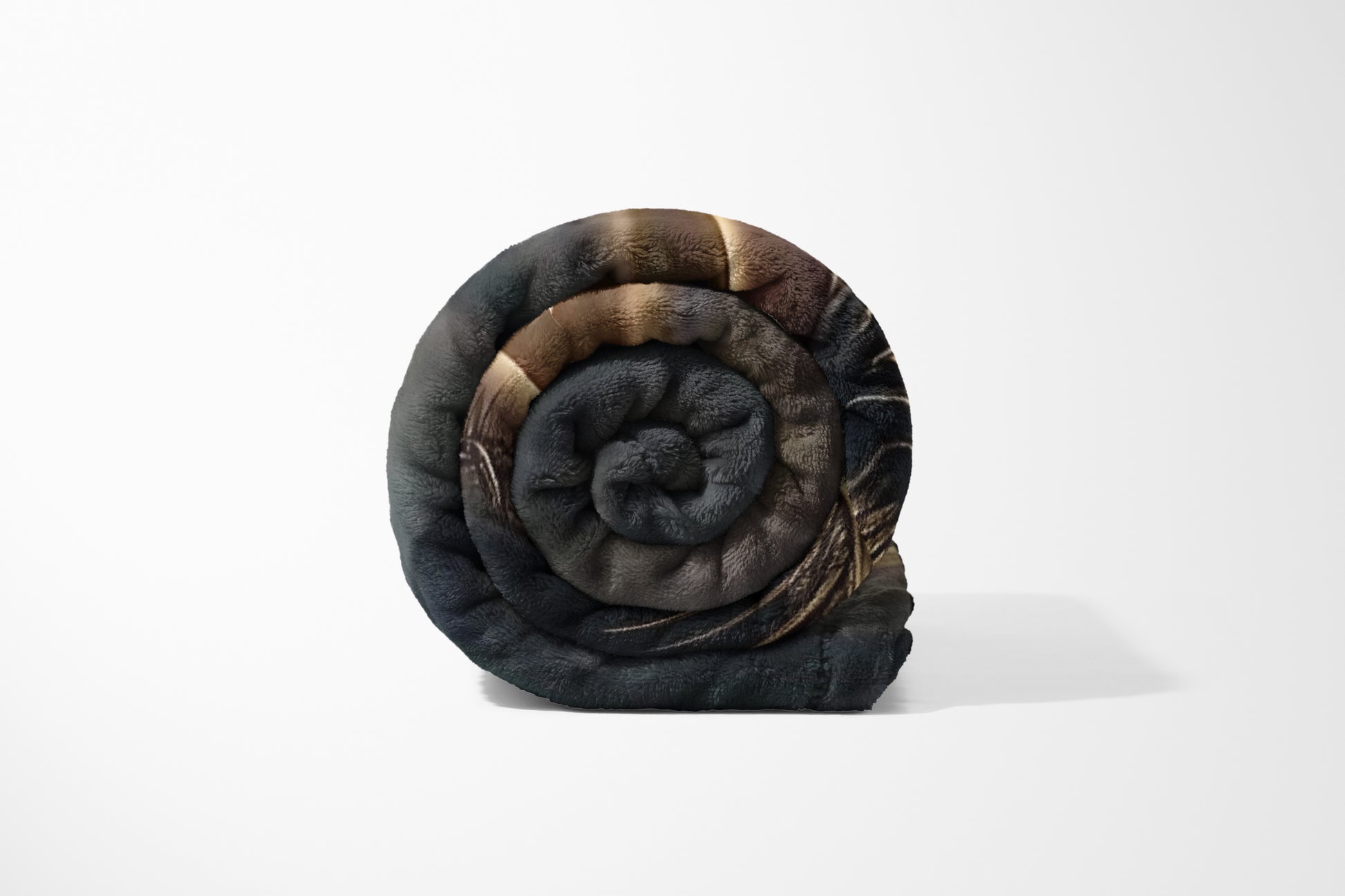 Cozy Patterned Rolled Blanket for Comfortable Nights