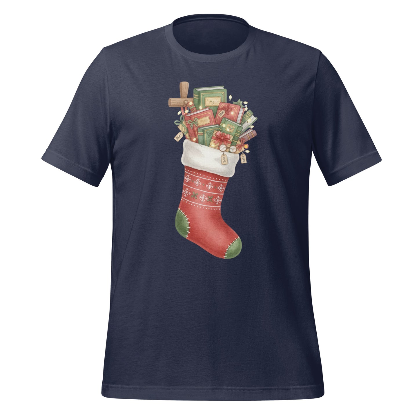 Christmas Stocking Filled with Gifts Graphic Tee