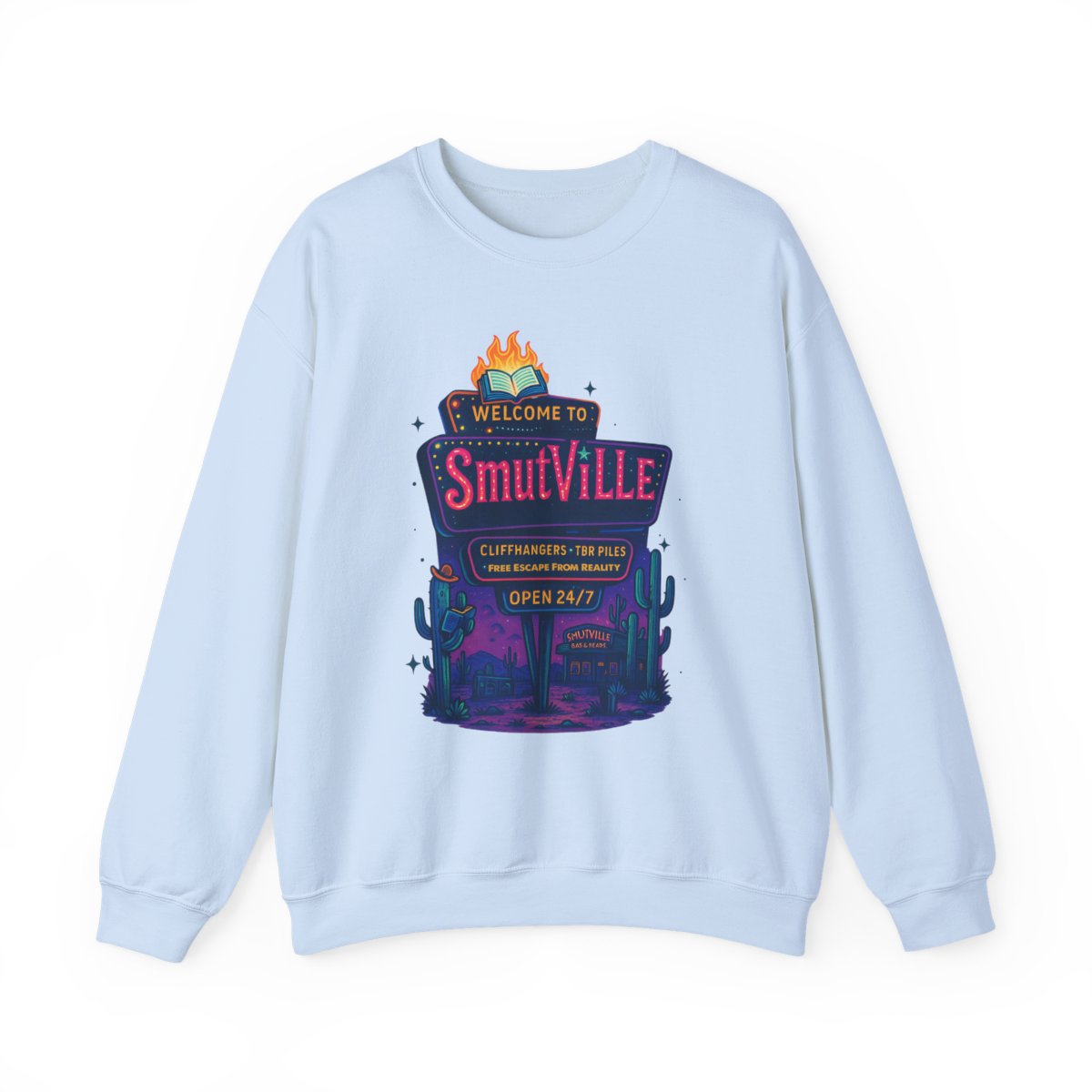 Welcome to Smutville Printed Sweatshirt