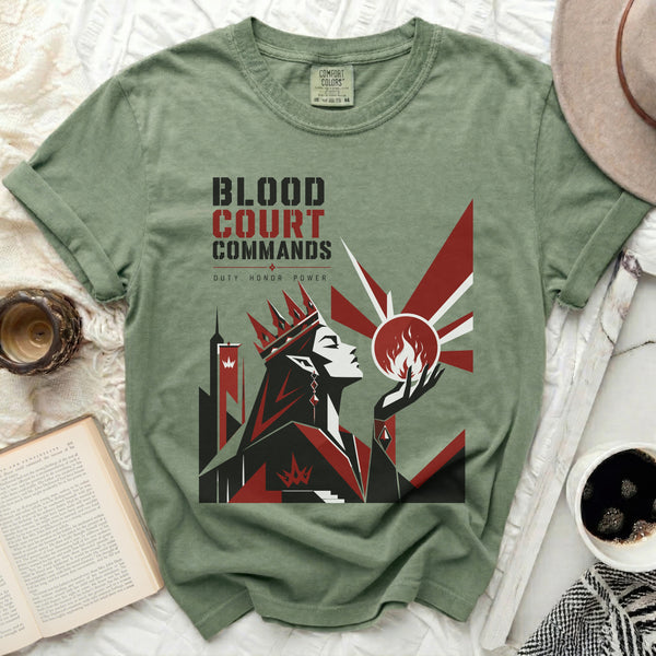 Blood Court Sovereign Tee in Moss