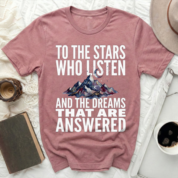 Night Court Statement Tee in Heather Mauve
