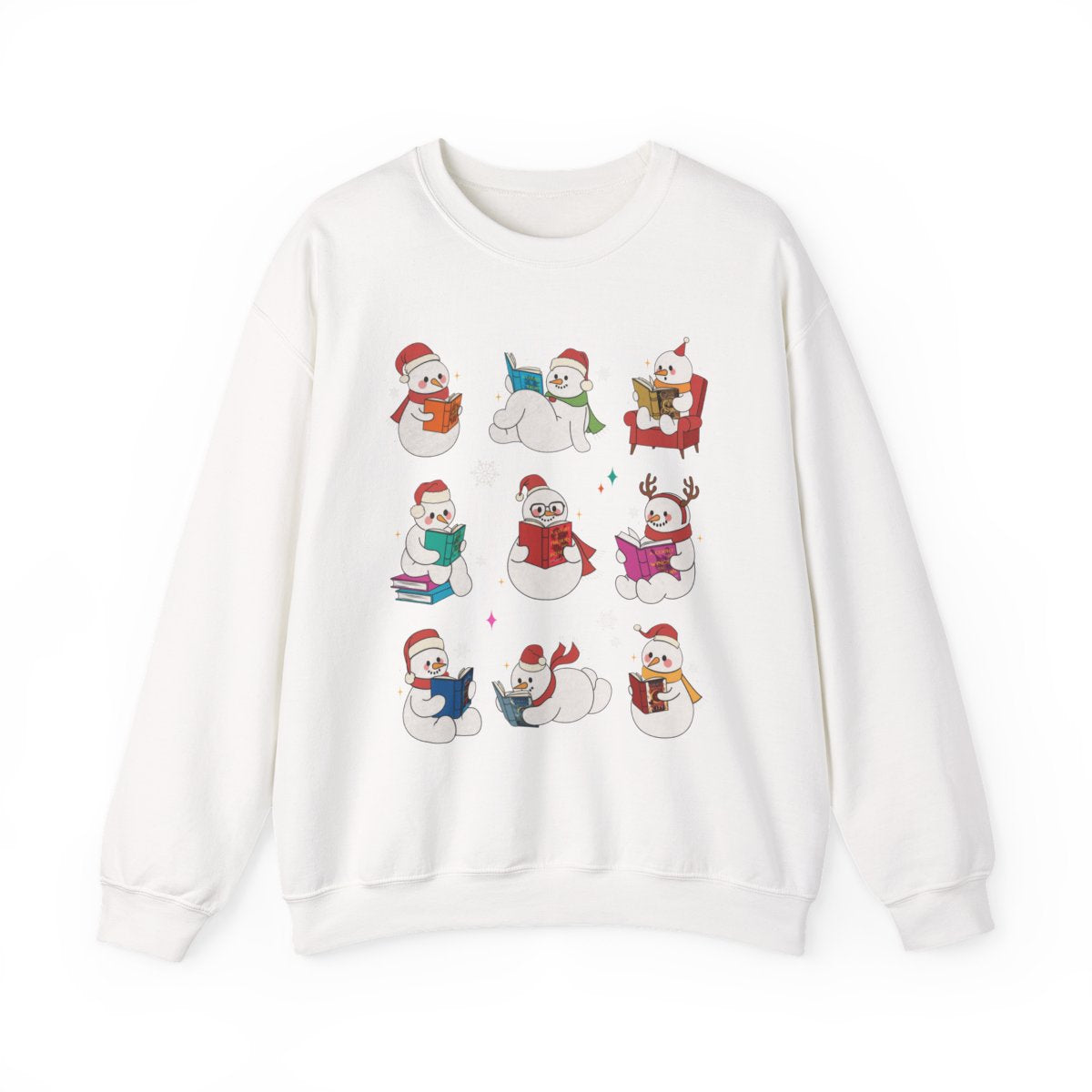 Winter Cozy Snowmen Reading Festival Sweatshirt