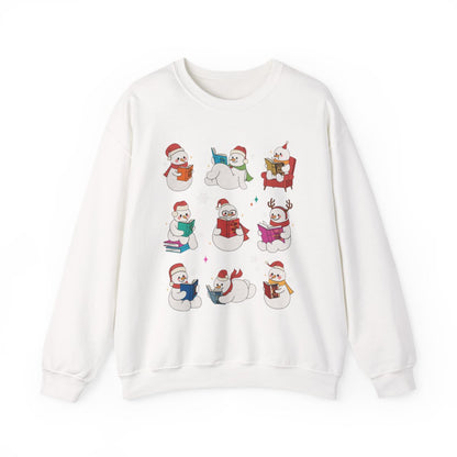 Winter Cozy Snowmen Reading Festival Sweatshirt