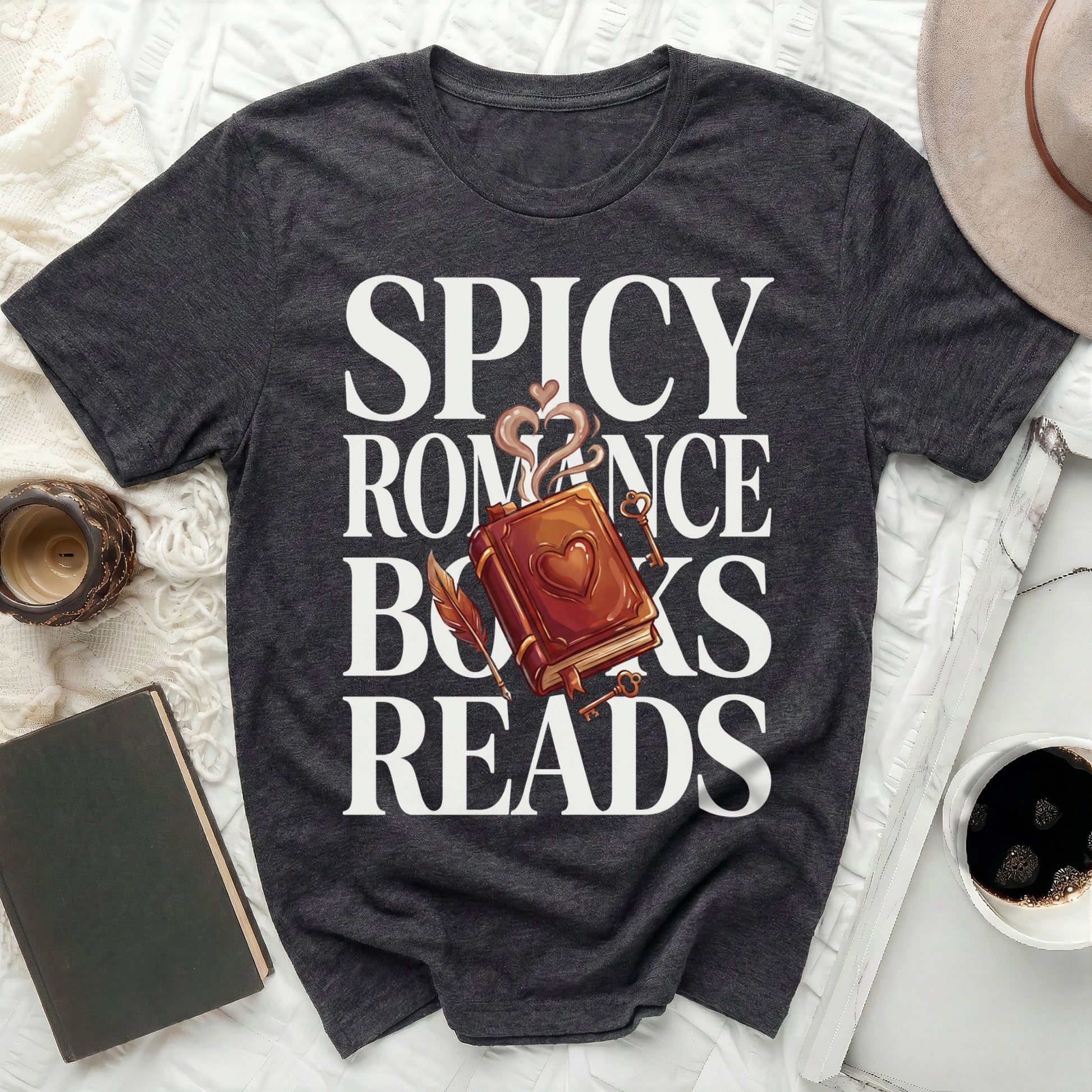 Spicy Romance Books Reads Lover Graphic T-Shirt product type