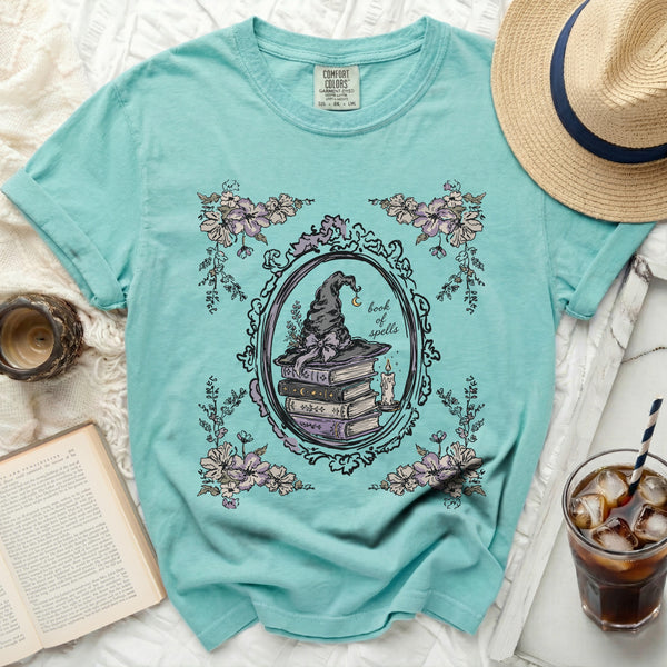 Book of Spells Tee in Island Reef