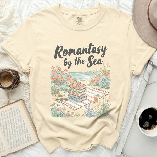 Romantasy by the Sea Tee in Ivory