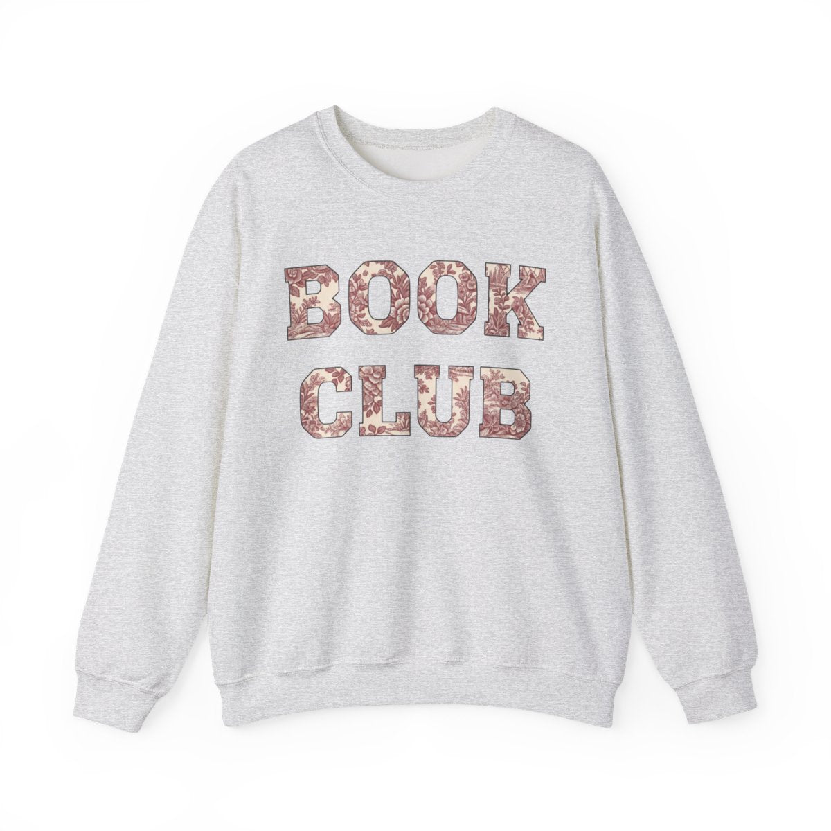 Cozy Grey Book Club Graphic Sweatshirt Product