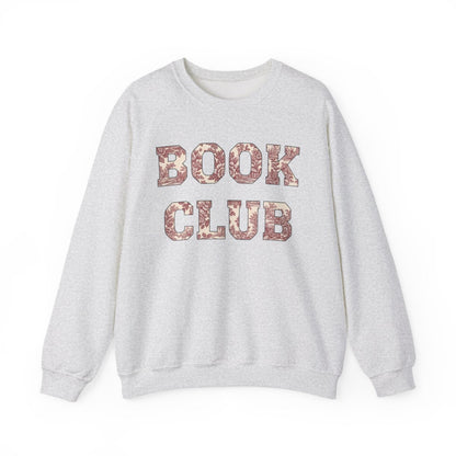 Cozy Grey Book Club Graphic Sweatshirt Product