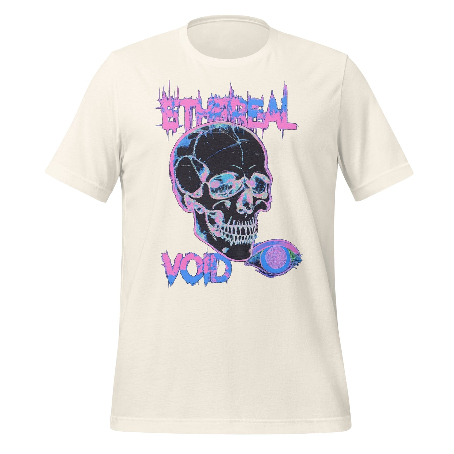 Ethereal Void Skull Graphic T-Shirt for Unique Style