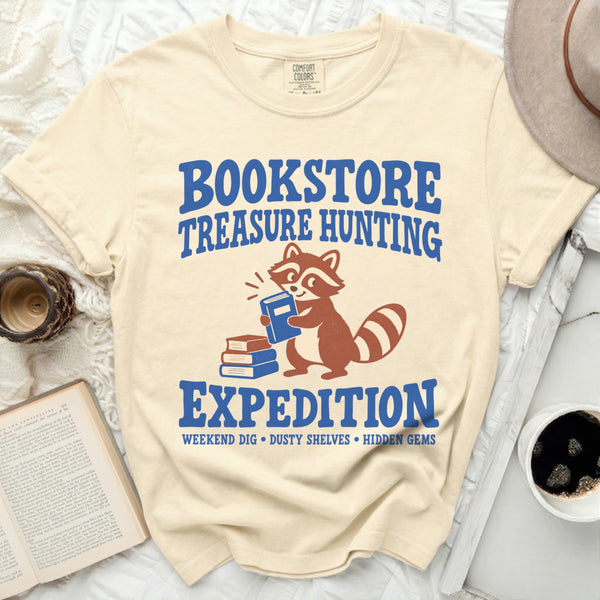 Bookstore Expedition Tee in Ivory